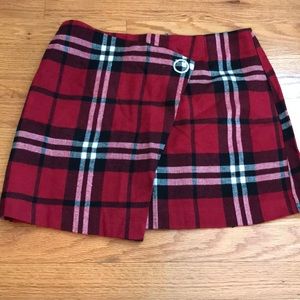 H&M Divided Plaid Skirt